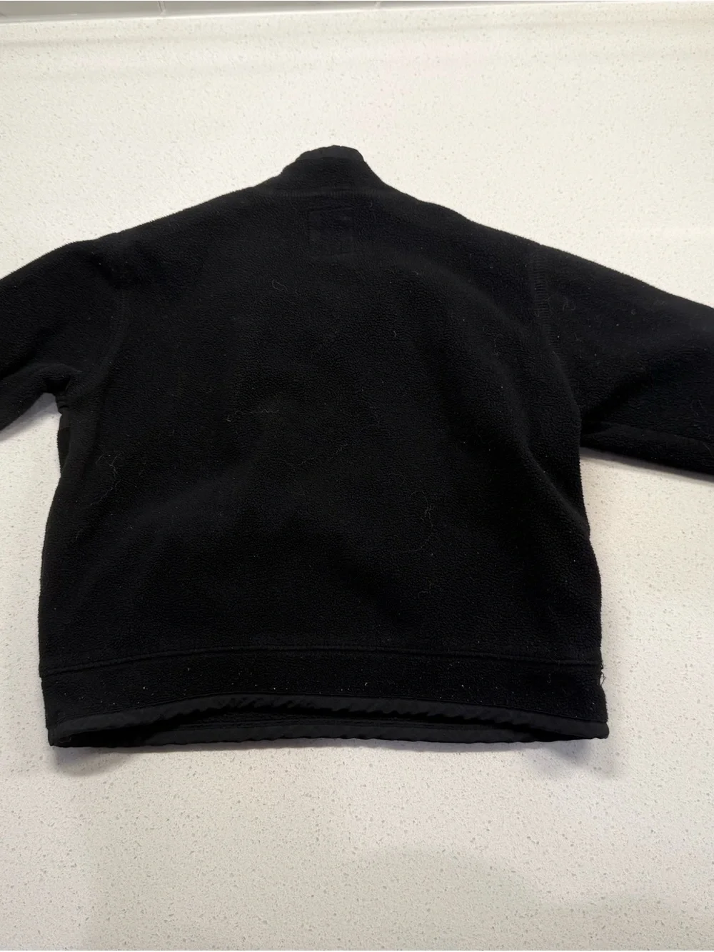 Old Navy Navy Blue Fleece Jacket with Gold Zipper
